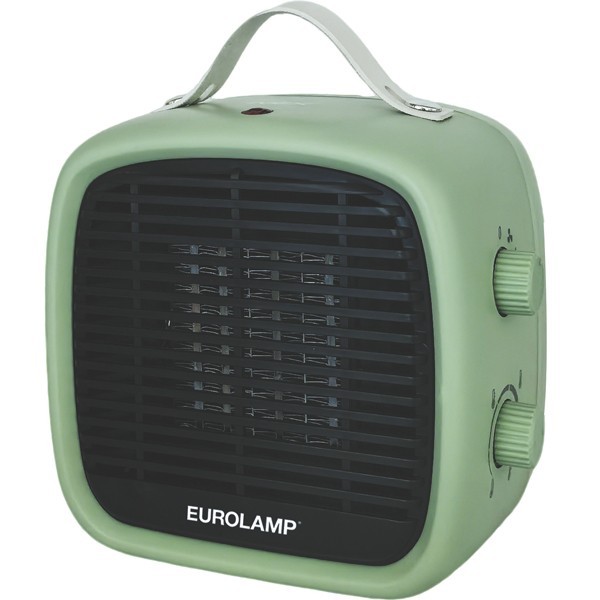 FAN HEATER CERAMIC 1200W MINT GREEN