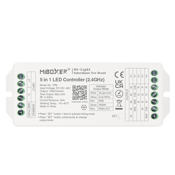 CONTROLLER RF DIMMER 20A DC12-48V