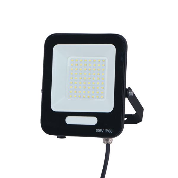 PROJECTOR LED SMD 50W BLACK IP66 6500K PLUS