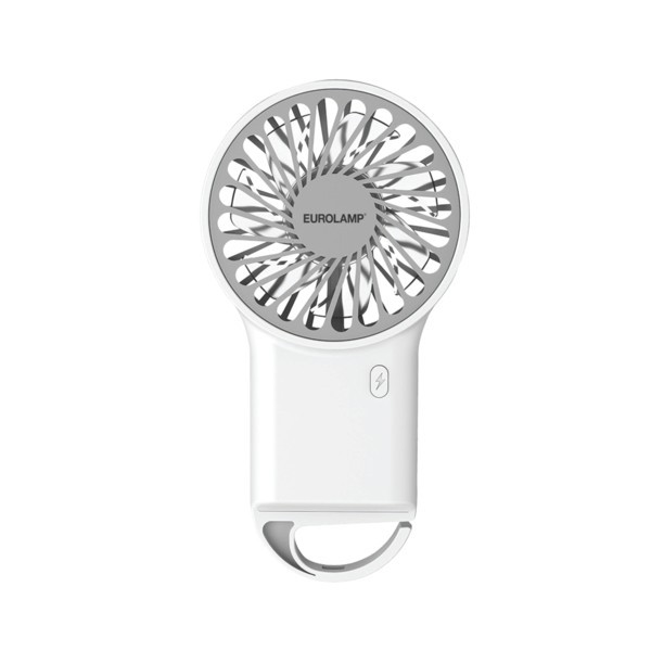 HAND FAN RECHARGEABLE WITH RING Φ8 WHITE