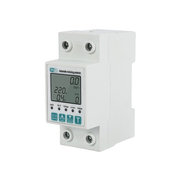 1 PHASE DIN RAIL METER DIGITAL NARROW WIFI 63A