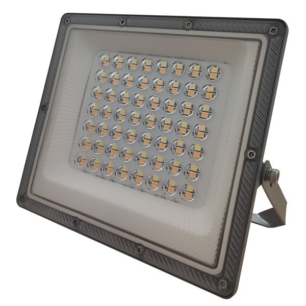 PROJECTOR LED SMD 3CCT 50W CABLE 60cm BLACK IP66 PLUS