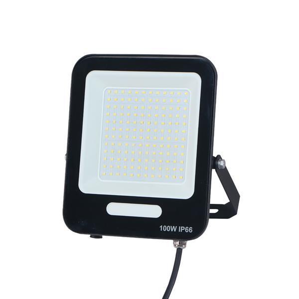PROJECTOR LED SMD 100W BLACK IP66 3000K PLUS