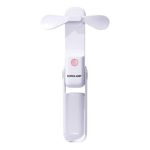HAND FAN RECHARGEABLE WITH USB Φ8 FOLDABLE WHITE