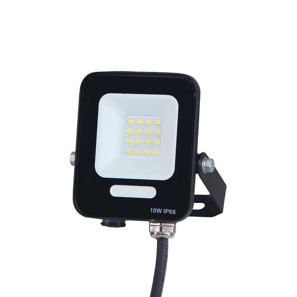 PROJECTOR LED SMD 10W BLACK IP66 6500K PLUS