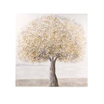 ΠΙΝΑΚΑΣ  ΔΕΝΤΡΟ ΚΑΦΕ-ΜΠΕΖ 100x3x100cm