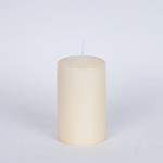 DECORATIVE CANDLE ECRU 8x14cm.