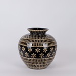 ΒΑΖΟ ΜΠΑΜΠΟΥ ΜΑΥΡΟ - ΜΠΕΖ 35x34cm