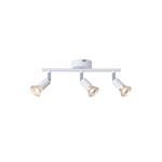 SPOT MOVABLE 3LIGHTS METALLIC Max 7W 3XGU10 300X80X125mm WHITE ARTE ILLUMINA VORRAS