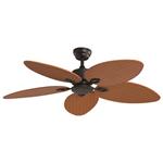 DECORATIVE FAN RATTAN COLOR WITH CONTROL Φ132 80W