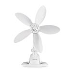 TABLE FAN WITH CLIP AND FLEXIBLE BLADES WHITE Φ33 7W
