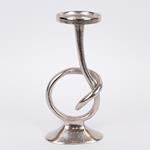 CANDLE HOLDER, METAL, GOLD, 14x8x35,5cm