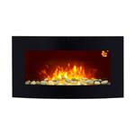 ELECTRIC FIREPLACE CURVED 2000W WITH CONTROL