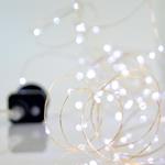 ΣΕΙΡΑ, 100 MINI LED, 4,5V, 8 ΠΡΟΓΡΑΜΜΑΤΑ, ΜΕ ΜΕΤΑΣΧΗΜΑΤΙΣΤΗ, ΠΡΟΕΚΤΑΣΗ ΠΑΡΟΧΗΣ 500cm, ΑΣΗΜΙ ΧΑΛΚΟΣ, ΛΕΥΚΟ LED, ANA 10cm, ΙΡ44