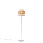 FLOOR LAMP LIGHT FABRIC 1XE27 MAX 15W 350X1450mm BEIGE MATT-WHITE ARTE ILLUMINA ISLA