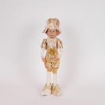 ELF WITH CHAMPAGNE CLOTHES AND HAT, 60cm