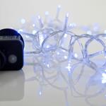 LINE, 240 LED 3mm, 31V ADAPTOR WITH 8 MULTIFUNCTIONS, TRANSPARENT WIRE, BLUE LED PER 5cm, LEAD WIRE 3m, IP44