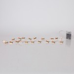 LINE, 20 MINI LED, SANTA WITH AIRPLANE, BATTERY BOX 3xAA, TIMER, SILVER COPPER WIRE, WARM WHITE LED PER 10cm, LEAD WIRE 30cm, IP20