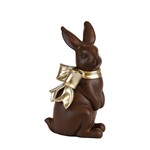 ΠΑΣΧΑΛΙΝΟΣ ΛΑΓΟΣ ΠΟΛΥΡΕΖΙΝ ΜΕ ΧΡΥΣΟ ΦΙΟΓΚΟ ΚΑΦΕ 11.5x10x20.8cm