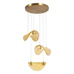 PENDANT LIGHT FIXTURES ALUMINIUM 6W 3000K 468Lm 425Χ1500mm BRASS-GOLD ARTE ILLUMINA ISOLA