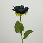 FLOWER/BRANCH, SUNFLOWER, BLUE, 45cm