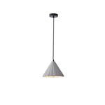 PENDANT LIGHT FIXTURES CONCRETE 1XE27 MAX 15W 240X240X210mm GREY ARTE ILLUMINA PLATRE