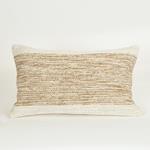 CUSHION,  WITH  FILLER, COTTON- WOVEN, BEIGE- NATURAL, 30x50cm