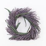 WREATH, WITH LAVENDER AND LAVENDER SCENT, PURPLE-GREEN, 42x42x59cm