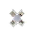 CROSS TYPE CONNECTOR FOR SMD RGBW 10mm