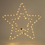 DOUBLE STAR, 3m LED ROPE LIGHT, 2-WAY, WITH PROGRAM, WARM WHITE, 55x56cm, IP44