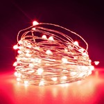 ΣΕΙΡΑ, 100 MINI LED, 4,5V ΜΕΤΑΣΧΗΜΑΤΙΣΤΗ, ΣΤΑΘΕΡΟ, ΑΣΗΜΙ ΧΑΛΚΙΝΟ ΚΑΛΩΔΙΟ, ΚΟΚΚΙΝΟ LED, ΑΝΑ 10cm, ΠΡΟΕΚΤΑΣΗ ΠΑΡΟΧΗΣ 5m, ΙΡ44