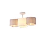 PENDANT LIGHT FIXTURES FABRIC 3LIGHTS 3XE14 Φ560mm MAX 15W  WHITE ARTE ILLUMINA CLOUD