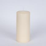 DECORATIVE CANDLE ECRU 8x18cm.