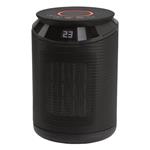 FAN HEATER FOR BIG SPACES BLACK CERAMIC 2000W WITH REMOTE CONTROL