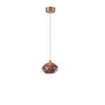 ΑΠΛΙΚΑ ΤΟΙΧΟΥ ΓΥΑΛΙ 4W 240Lm 3000K Φ17XH14 ΧΡΥΣΟ ARTE ILLUMINA CITRUS