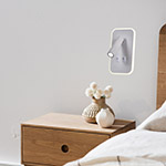WALL MOUNTED READING LIGHT FOR BED "IRIS 3" 11W & 3W LED 3000K WHITE