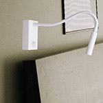WALL MOUNTED READING LIGHT FOR BED "ARISTON 6" 3W LED 3000K WHITE