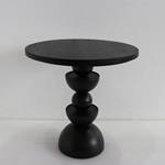 SIDE TABLE, METAL, BLACK, 50X50X50.5cm