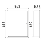 FUSE BOX FLUSH MOUNTING METALLIC KRAFT 4X24  IP30 (PE+N)