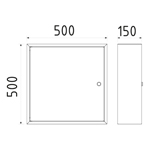 ΠΙΝΑΚΑΣ ΕΞΩΤΕΡΙΚΟΣ ΜΕΤΑΛΛΙΚΟΣ KRAFT 3X24 ΘΕΣΕΩΝ IP30 (PE+N)