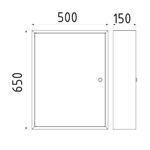 FUSE BOX EXTERNAL METALLIC KRAFT 4X24  IP30 (PE+N)