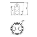 JUNCTION BOX PK-60F LUX DREDGED WITH SCREWS