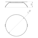 JUNCTION BOX COVER 70/80 UNIVERSAL