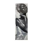 CANVAS PICTURE, WOMAN, WHITE-BLACK, 50x150x3cm