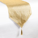 TABLE RUNNER, METALLIC GOLD, 32x180cm