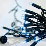 ΣΕΙΡΑ, 100 LED 5mm, 230V, 2 ΕΠΕΚΤΑΣΕΙΣ ΕΩΣ 9 ΣΕΤ, ΠΡΑΣΙΝΟ ΚΑΟΥΤΣΟΥΚ ΚΑΛΩΔΙΟ, ΜΠΛΕ LED, ANA 10cm, ΧΩΡΙΣ ΠΑΡΟΧΗ, ΙΡ65
