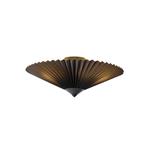 CEILING LIGHT FIXTURES FABRIC 5XE14 ΜΑX 15W Φ450H170mm BLACK ARTE ILLUMINA FLOAT