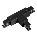 CONJUCTION RAIL RIGHT/2 4 LINES TYPE "T" WITH POWER SUPPLY BLACK