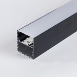 LINEAR SURFACE LIGHT FIXTURE 21,5W 60cm 4000Κ 35-40V 80Χ70 BLACK