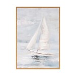 ΠΙΝΑΚΑΣ ΚΑΜΒΑΣ ΚΑΡΑΒΙ ΓΑΛΑΖΙΟΣ - ΜΠΕΖ 24x2x34cm